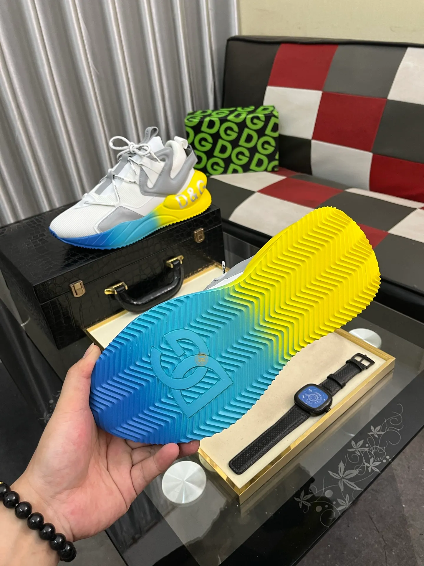 Men's men's shoes 💰540⌚️⌚️【DG～】couple casual shoes 2025z cabinet sales simultaneously 🔶Size: 35-46#️⃣ 🔷2 colors🔜The upper is made of multi-material splicing➕Mesh lining, comfortable and breathable, sole: original comfortable and wear-resistant outsole, ⚠️real thing📱photographed🎬real thing is better📢📢📢